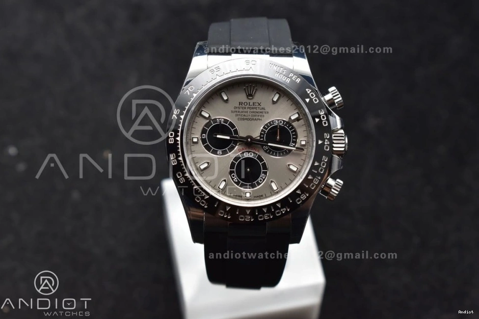 Daytona DD4130 Dial Strap 116519 Steel Oyster 1:1 904L Best flex Gray on VSF Edition 0320